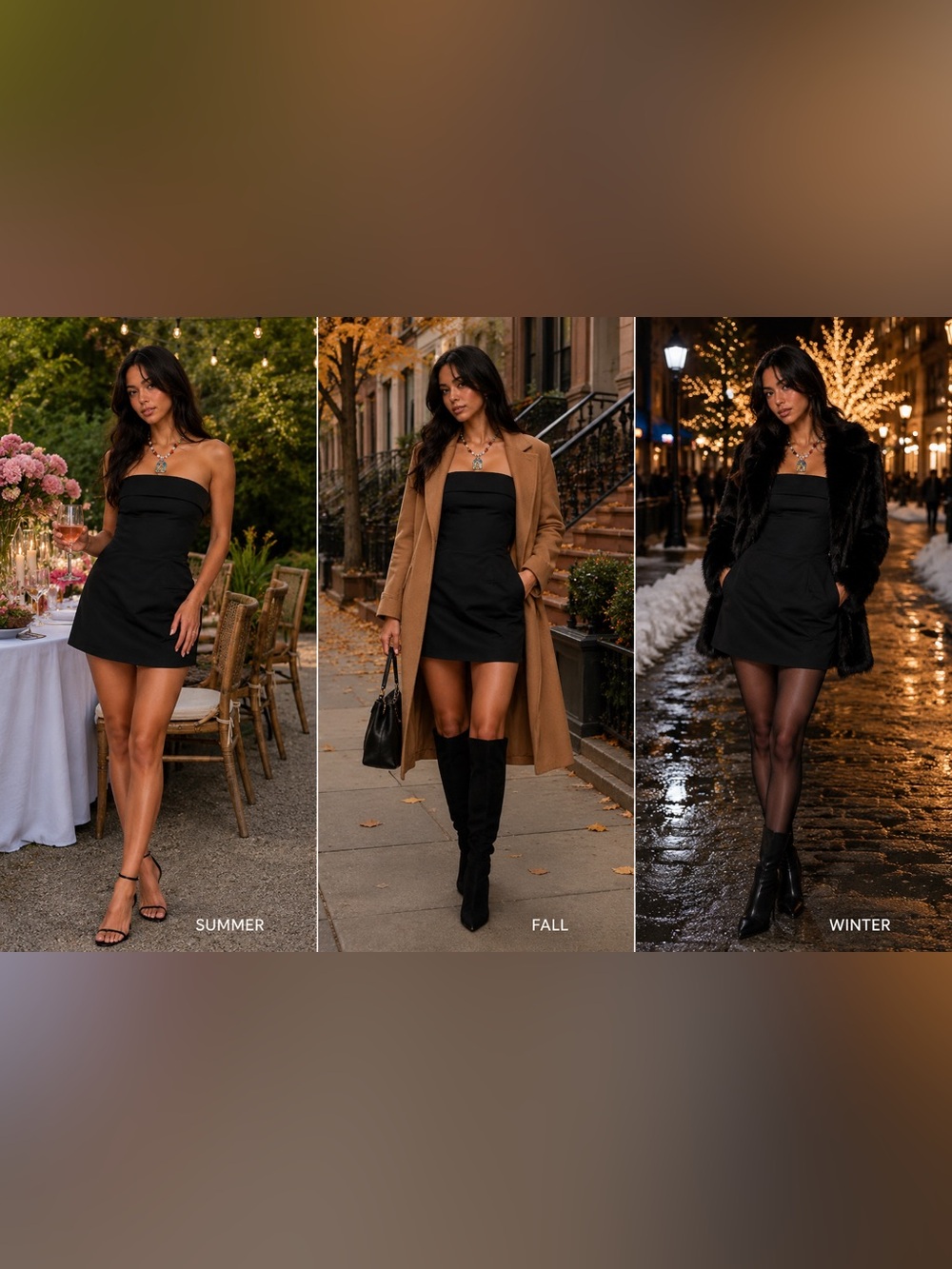 Sexy Little Strapless Black Mini Dress S brand new without tag S